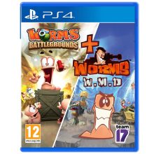 دیسک بازی Worms Battlegrounds+Worms W.M.D – مخصوص PS4